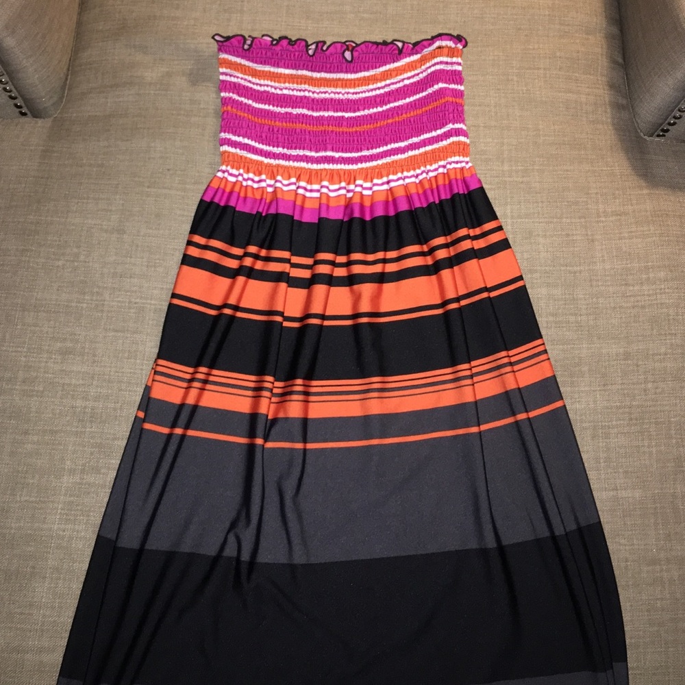 Tube top maxi dress